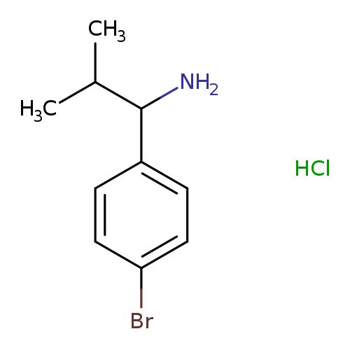 1-(4-Bromophenyl)-2-methylpropan-1-amine hydrochloride