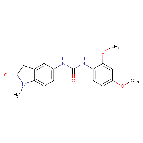 1-(2,4-dimethoxyphenyl)-3-(1-methyl-2-oxo-2,3-dihydro-1H-indol-5-yl)urea
