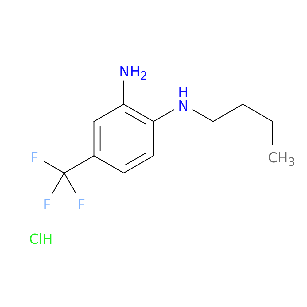 N1-Butyl-4-(trifluoromethyl)benzene-1,2-diamine hydrochloride