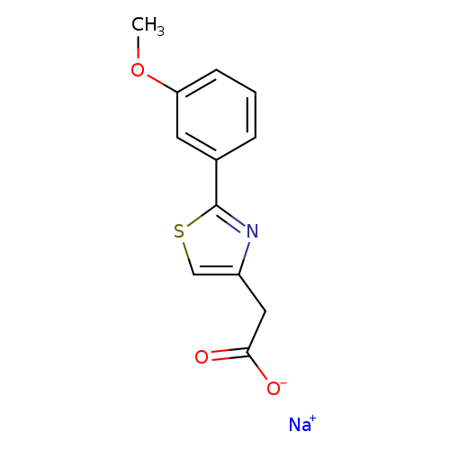 sodium 2-[2-(3-methoxyphenyl)-1,3-thiazol-4-yl]acetate