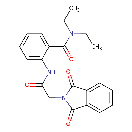 2-{[(1,3-dioxo-1,3-dihydro-2H-isoindol-2-yl)acetyl]amino}-N,N-diethylbenzamide