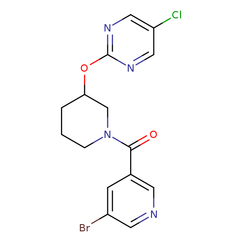 2-{[1-(5-bromopyridine-3-carbonyl)piperidin-3-yl]oxy}-5-chloropyrimidine