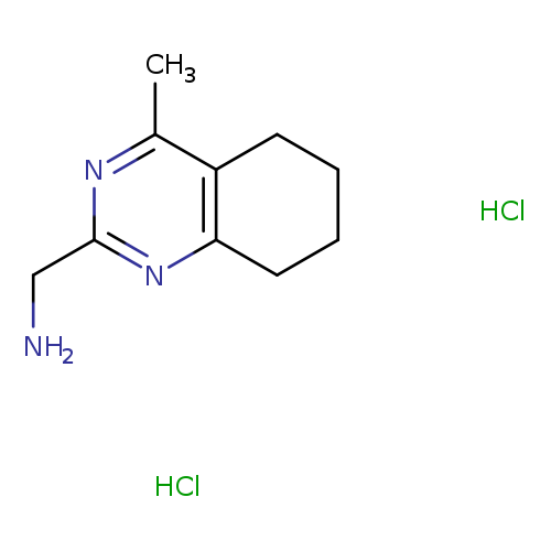 1-(4-methyl-5,6,7,8-tetrahydroquinazolin-2-yl)methanamine dihydrochloride