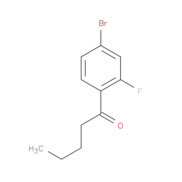 1-(4-Bromo-2-fluorophenyl)pentan-1-one
