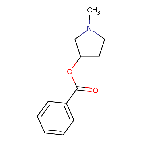 3-Pyrrolidinol, 1-methyl-, 3-benzoate