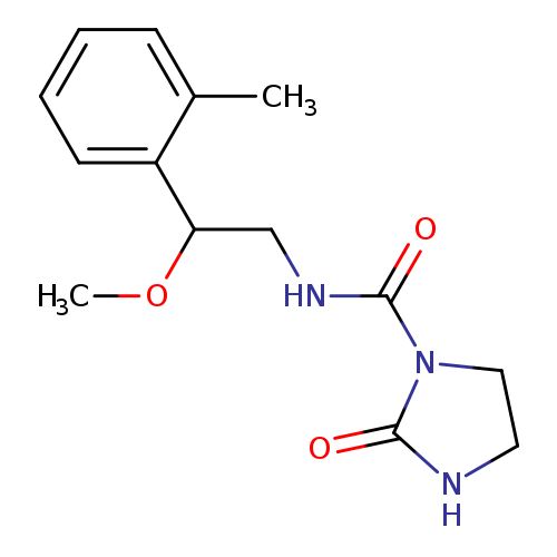 N-[2-methoxy-2-(2-methylphenyl)ethyl]-2-oxoimidazolidine-1-carboxamide