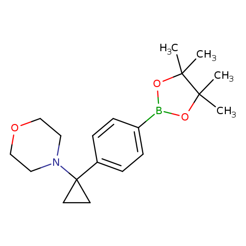 morpholine, 4-[1-[4-(4,4,5,5-tetramethyl-1,3,2-dioxaborolan-2-yl)phenyl]cyclopropyl]-