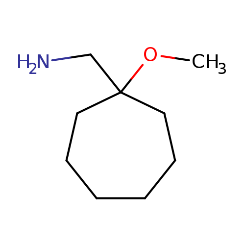 Cycloheptanemethanamine, 1-methoxy- (9CI)