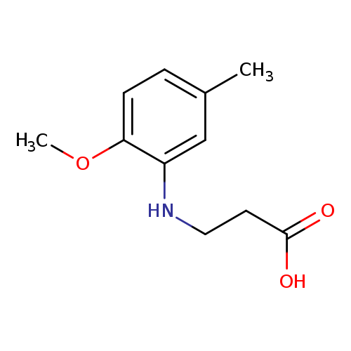 3-[(2-methoxy-5-methylphenyl)amino]propanoic acid