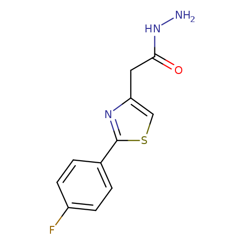 2-[2-(4-fluorophenyl)-1,3-thiazol-4-yl]acetohydrazide