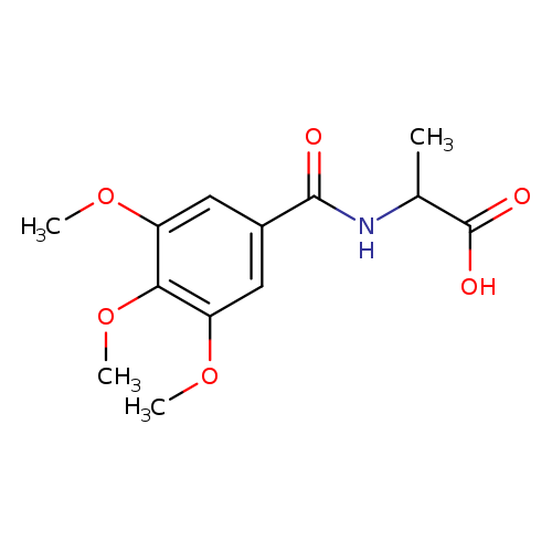 2-[(3,4,5-trimethoxyphenyl)formamido]propanoic acid