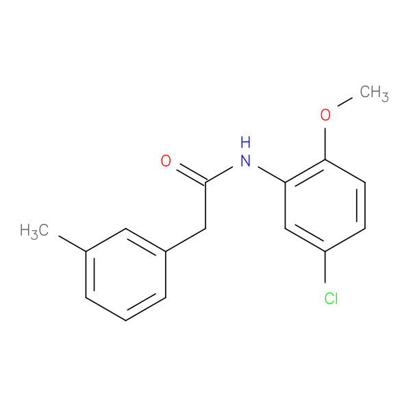 N-(5-chloro-2-methoxyphenyl)-2-(3-methylphenyl)acetamide