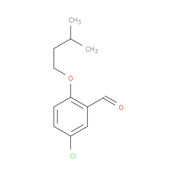 5-Chloro-2-(3-methylbutoxy)benzaldehyde