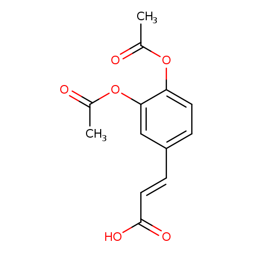 2-Propenoic acid, 3-[3,4-bis(acetyloxy)phenyl]-, (E)-