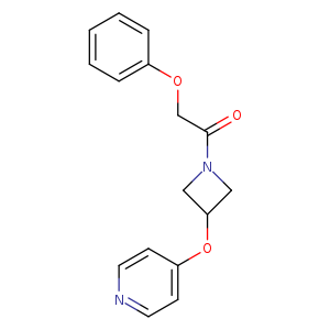 2-phenoxy-1-[3-(pyridin-4-yloxy)azetidin-1-yl]ethan-1-one