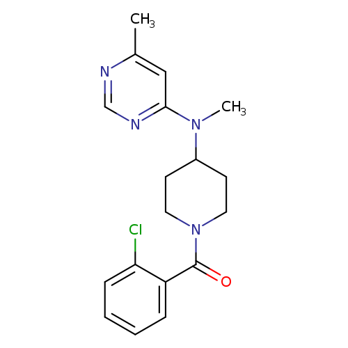 N-[1-(2-chlorobenzoyl)piperidin-4-yl]-N,6-dimethylpyrimidin-4-amine