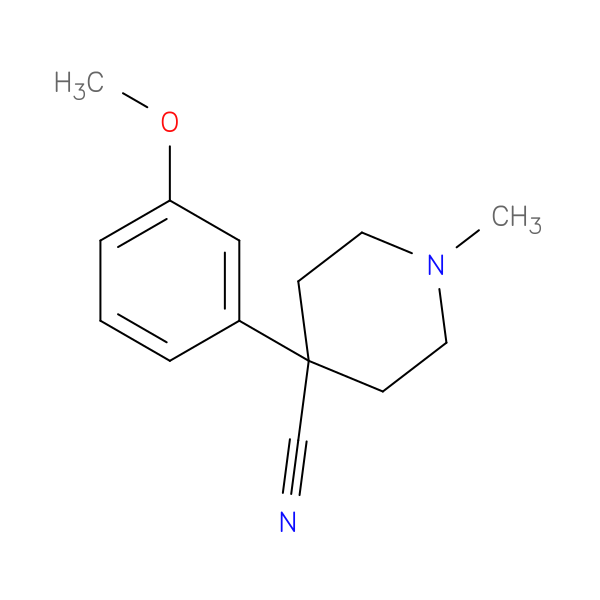 1-Methyl-4-cyano-4-(3-methoxyphenyl)piperidine