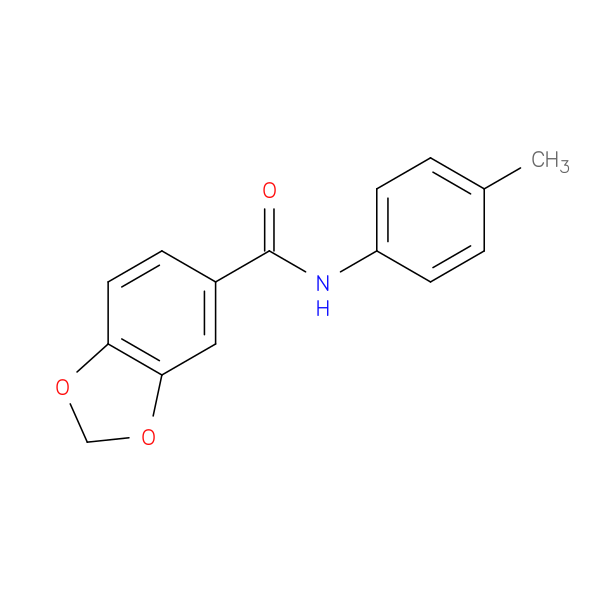 N-(4-methylphenyl)-1,3-benzodioxole-5-carboxamide