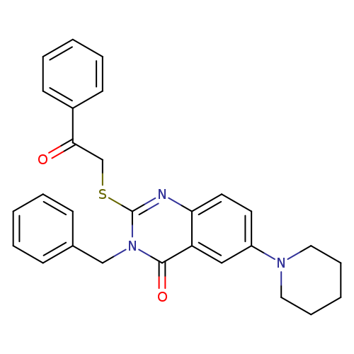 3-benzyl-2-[(2-oxo-2-phenylethyl)sulfanyl]-6-(piperidin-1-yl)-3,4-dihydroquinazolin-4-one