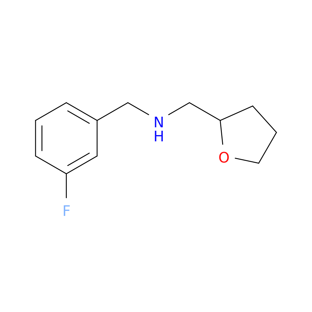 [(3-Fluorophenyl)methyl](oxolan-2-ylmethyl)amine