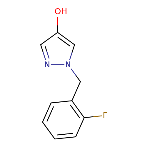1-[(2-Fluorophenyl)methyl]-1H-pyrazol-4-ol