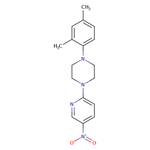 1-(2,4-dimethylphenyl)-4-(5-nitropyridin-2-yl)piperazine