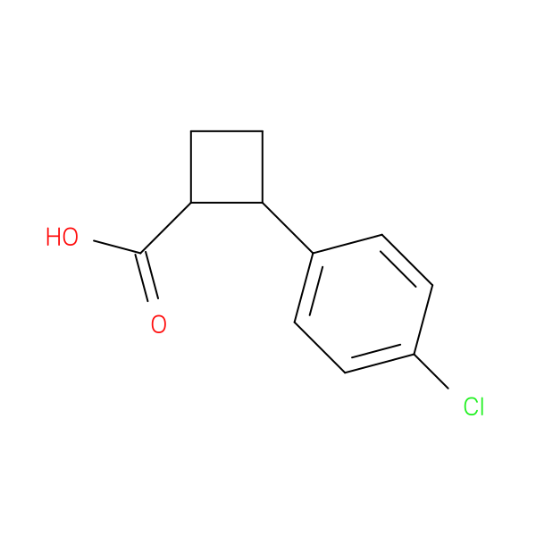 2-(4-chlorophenyl)cyclobutane-1-carboxylic acid