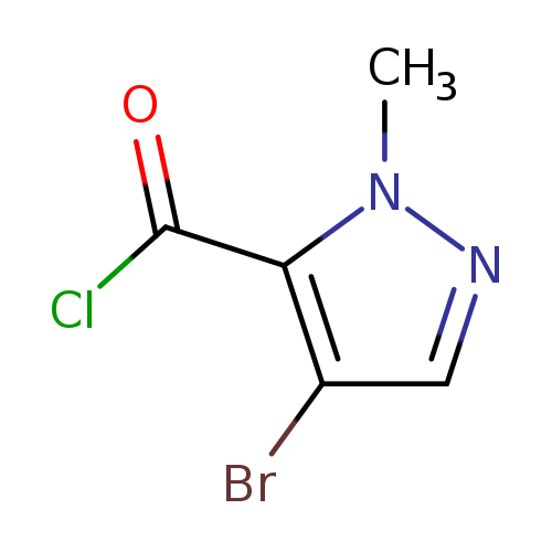 4-Bromo-1-methyl-1h-pyrazole-5-carbonyl chloride