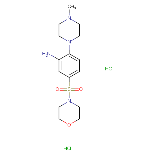 2-(4-methylpiperazin-1-yl)-5-(morpholine-4-sulfonyl)aniline dihydrochloride
