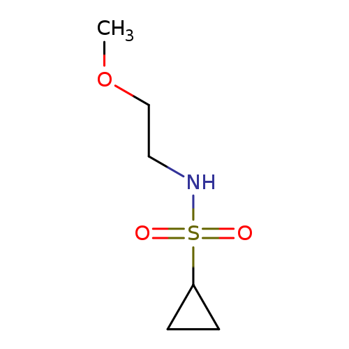 N-(2-methoxyethyl)cyclopropanesulfonamide