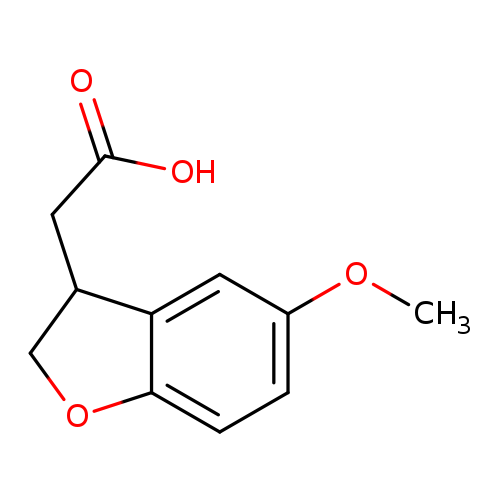 3-Benzofuranacetic acid, 2,3-dihydro-5-methoxy-