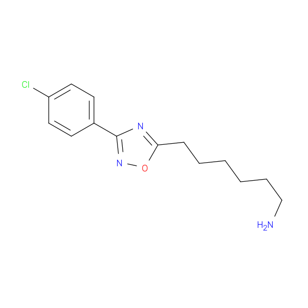 6-[3-(4-Chlorophenyl)-1,2,4-oxadiazol-5-yl]hexan-1-amine