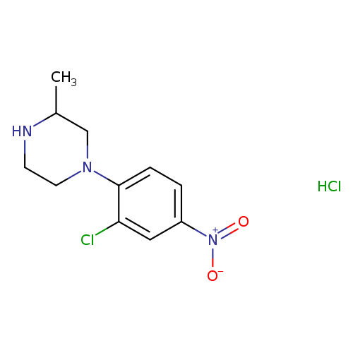 1-(2-chloro-4-nitrophenyl)-3-methylpiperazine hydrochloride