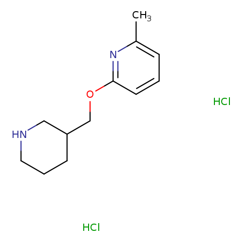 2-methyl-6-[(piperidin-3-yl)methoxy]pyridine dihydrochloride