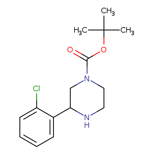 tert-Butyl 3-(2-chlorophenyl)piperazine-1-carboxylate