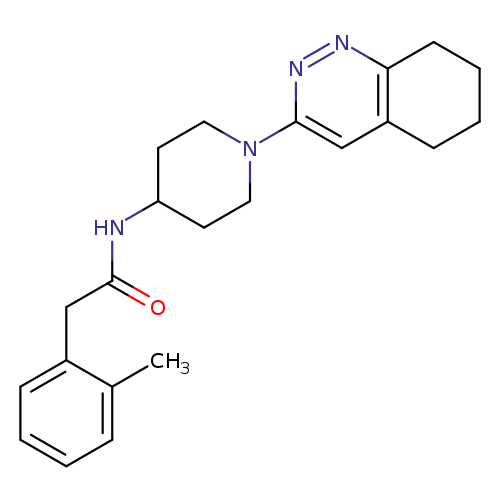2-(2-methylphenyl)-N-[1-(5,6,7,8-tetrahydrocinnolin-3-yl)piperidin-4-yl]acetamide