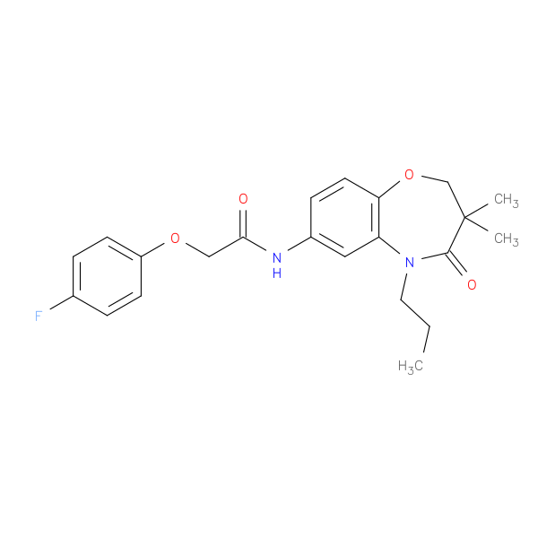 N-(3,3-dimethyl-4-oxo-5-propyl-2,3,4,5-tetrahydro-1,5-benzoxazepin-7-yl)-2-(4-fluorophenoxy)acetamide