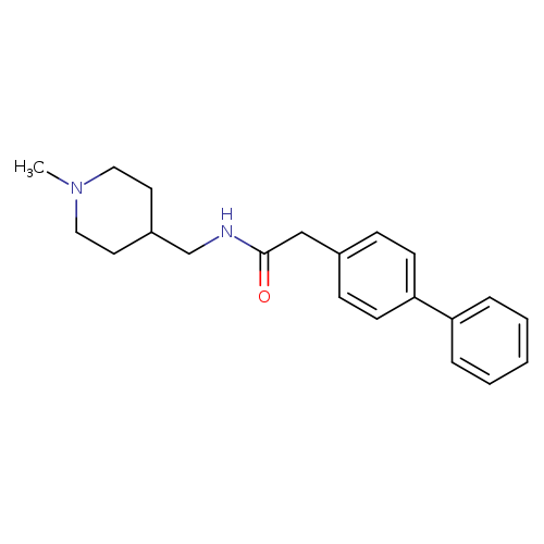 2-{[1,1'-biphenyl]-4-yl}-N-[(1-methylpiperidin-4-yl)methyl]acetamide