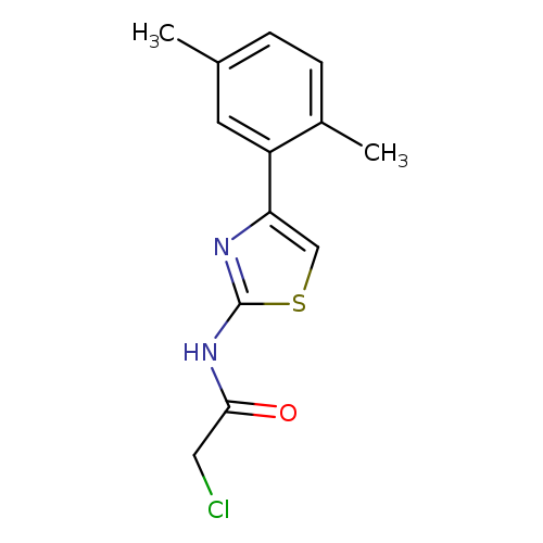 2-chloro-N-[4-(2,5-dimethylphenyl)-1,3-thiazol-2-yl]acetamide