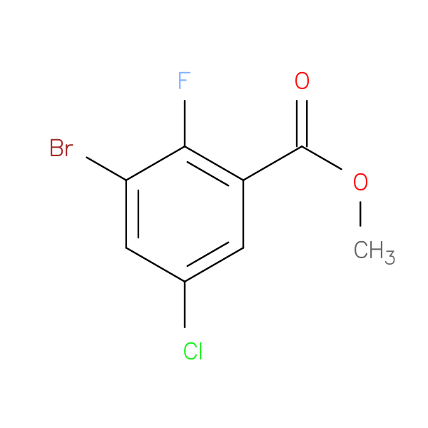Methyl 3-bromo-5-chloro-2-fluorobenzoate