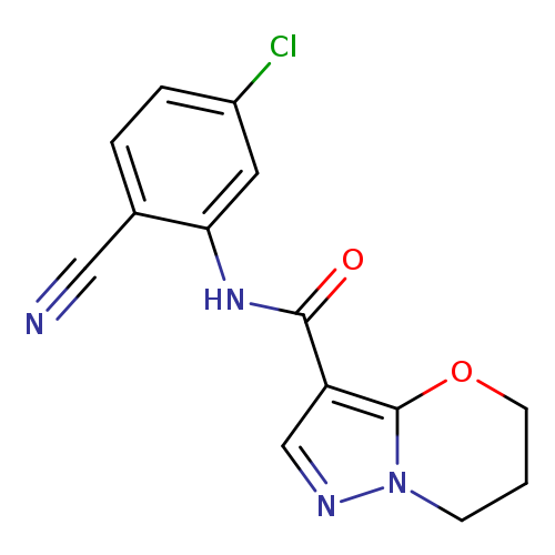 N-(5-chloro-2-cyanophenyl)-5H,6H,7H-pyrazolo[3,2-b][1,3]oxazine-3-carboxamide