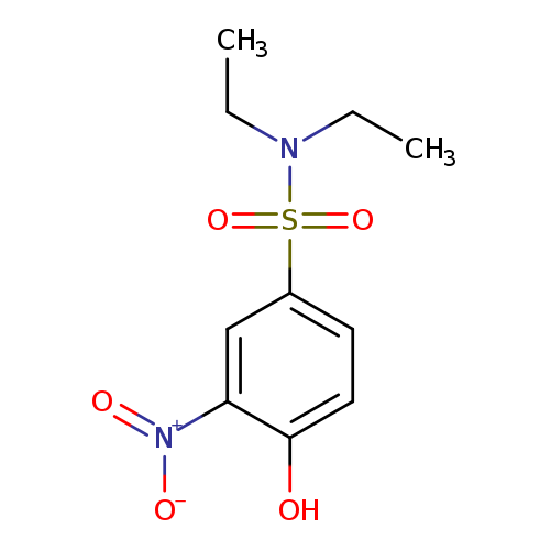 N,N-diethyl-4-hydroxy-3-nitrobenzene-1-sulfonamide