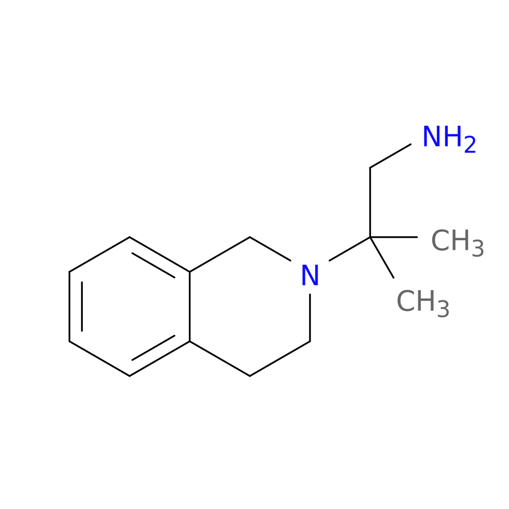 2-methyl-2-(1,2,3,4-tetrahydroisoquinolin-2-yl)propan-1-amine