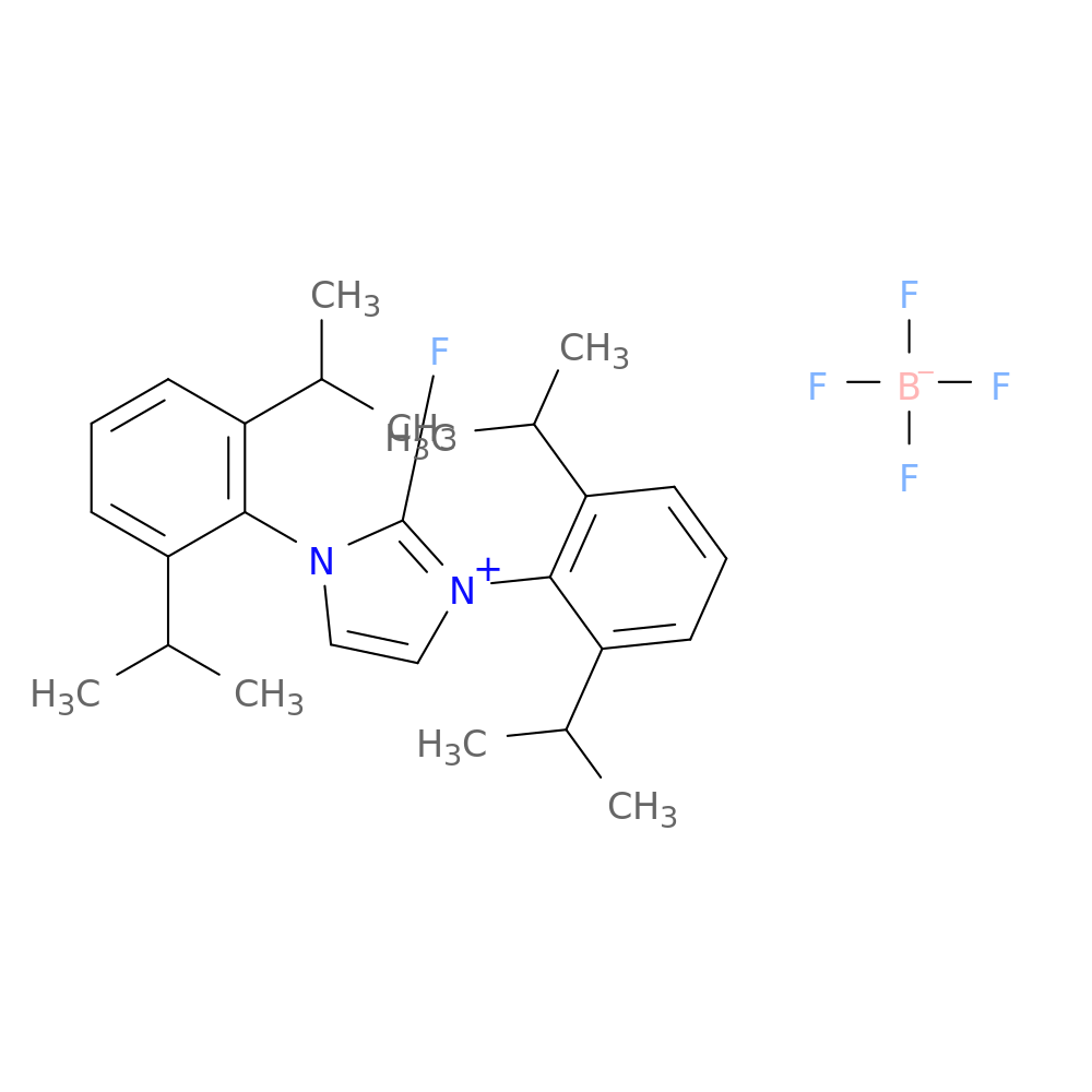 1,3-BIs(2,6-diisopropylphenyl)-2-fluoroimidazolium tetrafluoroborate