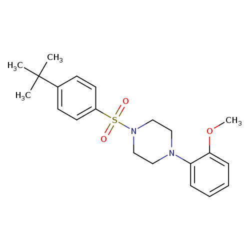 1-(4-tert-butylbenzenesulfonyl)-4-(2-methoxyphenyl)piperazine