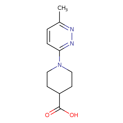 1-(6-Methylpyridazin-3-yl)piperidine-4-carboxylic acid