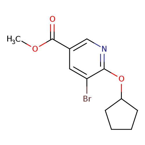 Methyl 5-bromo-6-(cyclopentyloxy)nicotinate
