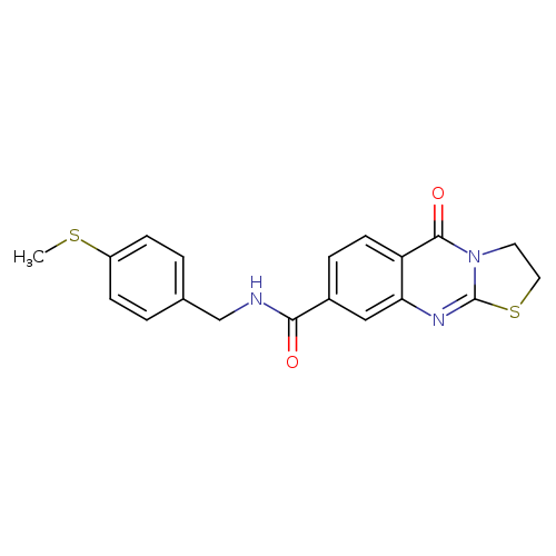 N-{[4-(methylsulfanyl)phenyl]methyl}-5-oxo-2H,3H,5H-[1,3]thiazolo[2,3-b]quinazoline-8-carboxamide