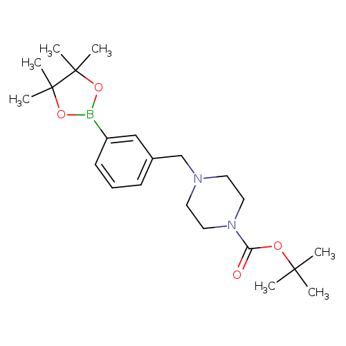 tert-butyl 4-(3-(4,4,5,5-tetramethyl-1,3,2-dioxaborolan-2-yl)benzyl)piperazine-1-carboxylate