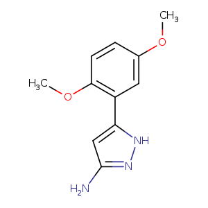 5-(2,5-dimethoxyphenyl)-1H-pyrazol-3-amine